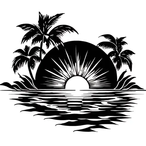 Filipino Tribal Sunrise Integrated