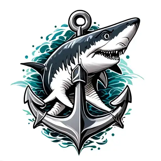 Shark And Anchor