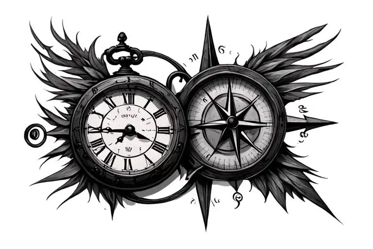 Clock And Compass