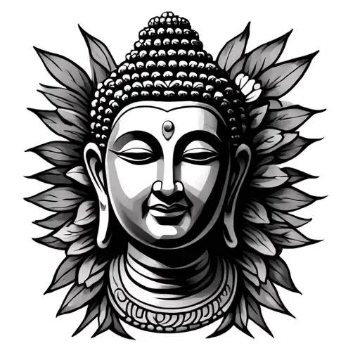 Buddha Polynesian Tribal