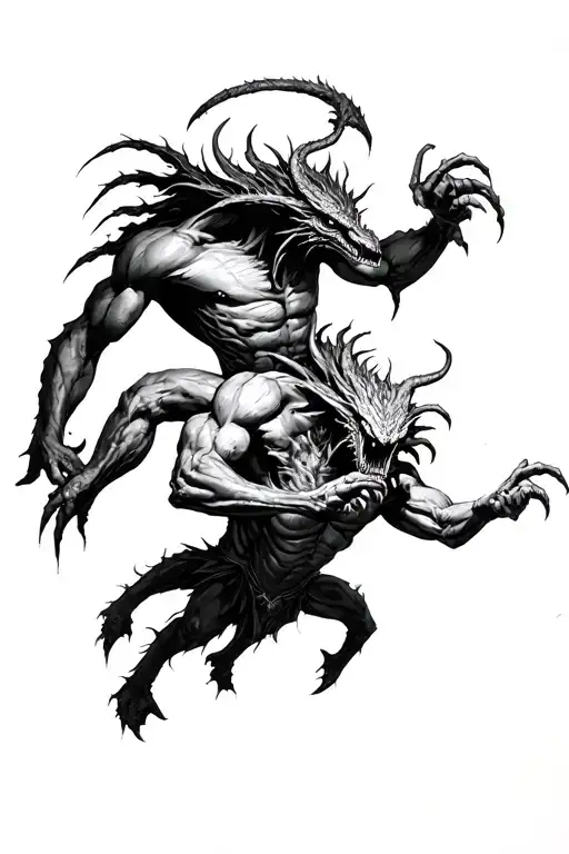 Demons Fighting