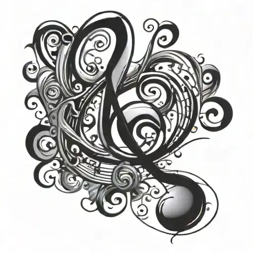 Treble Clef Music Measures Of Music