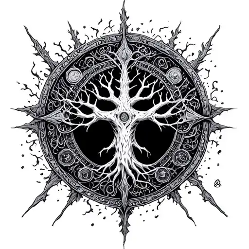 Yggdrasil Vegvisir