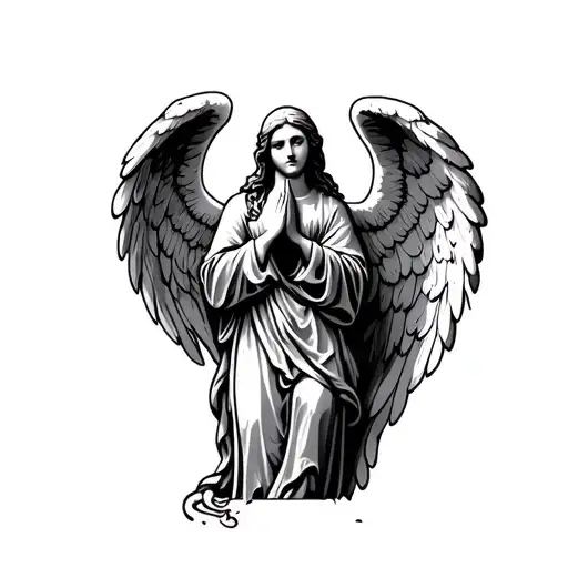 Praying Angel 1300Ad