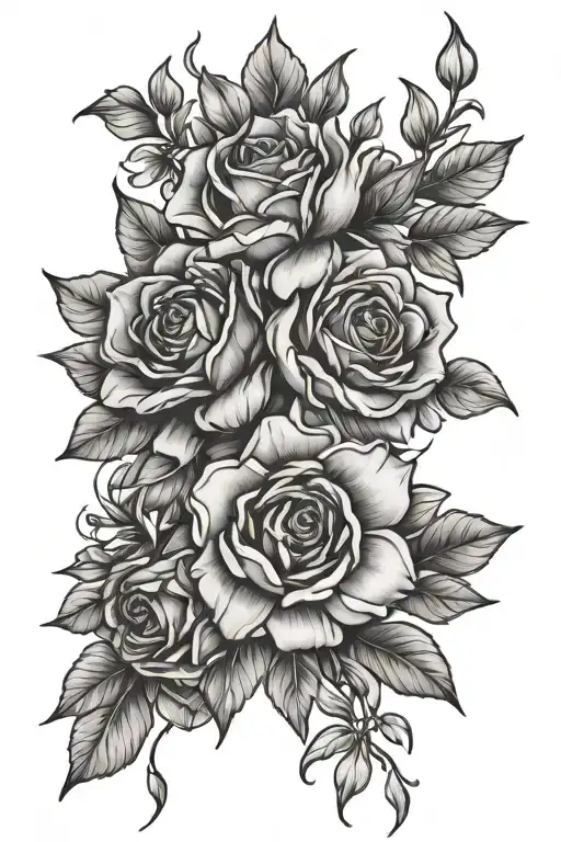 Flower Bouquet Tied