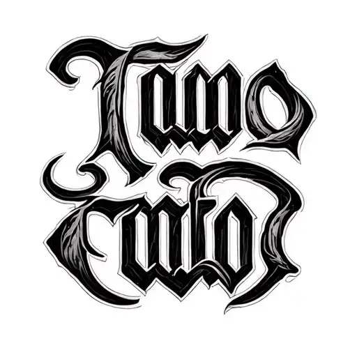 Two Word Ambigram Generator