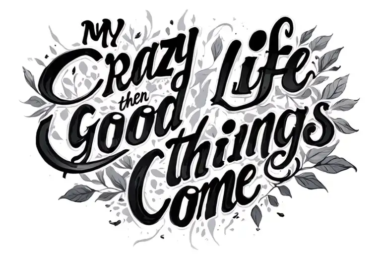 My Crazy Life Then Good Things Come