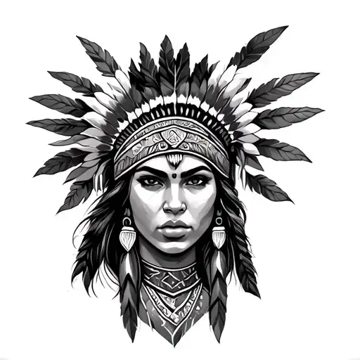 Native Woman Warrior