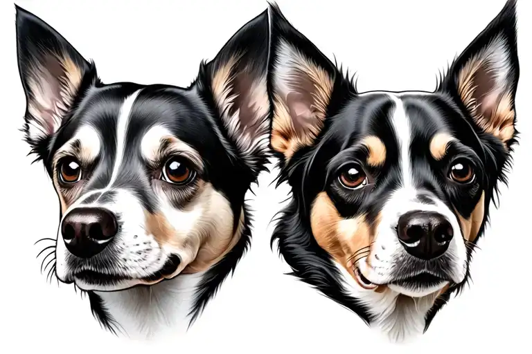 Both My Dogs Ears