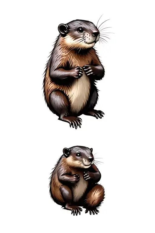 Small Outline Beaver