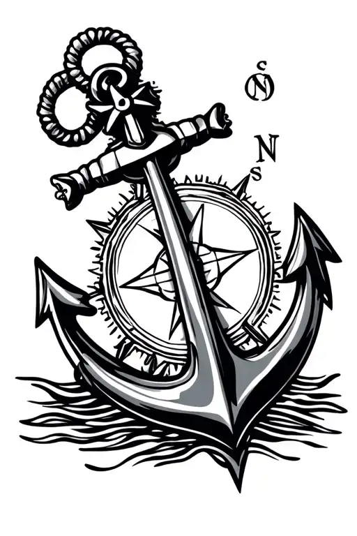 Compass And Anchor