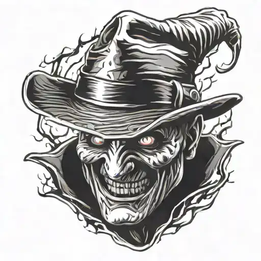 Freddy Krueger Face For Finger