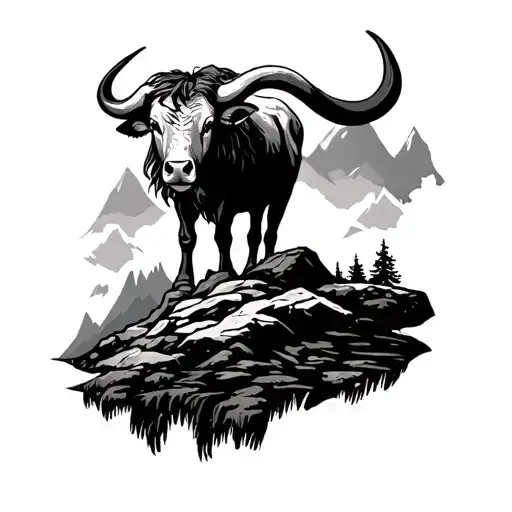 Taurus Rocky Mountain Scene