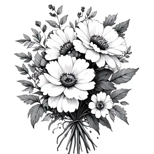 Flowers April Birth Flower Bouquet