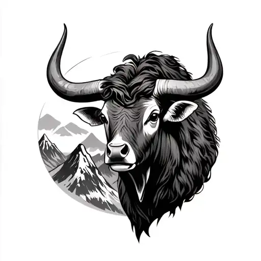 Taurus Rocky Mountain Scene