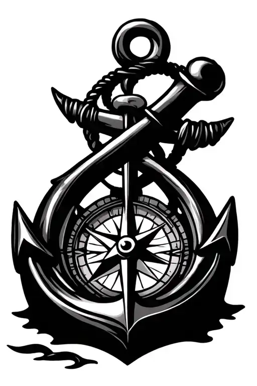 Compass And Anchor