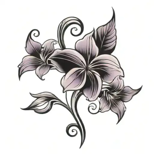 Flower Trail Purple Color