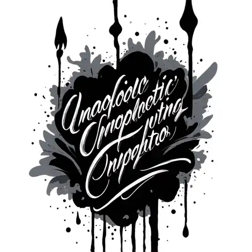 Unapologetic Cursive Writing