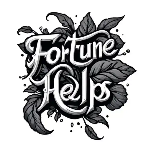Fortune Helps Lettering