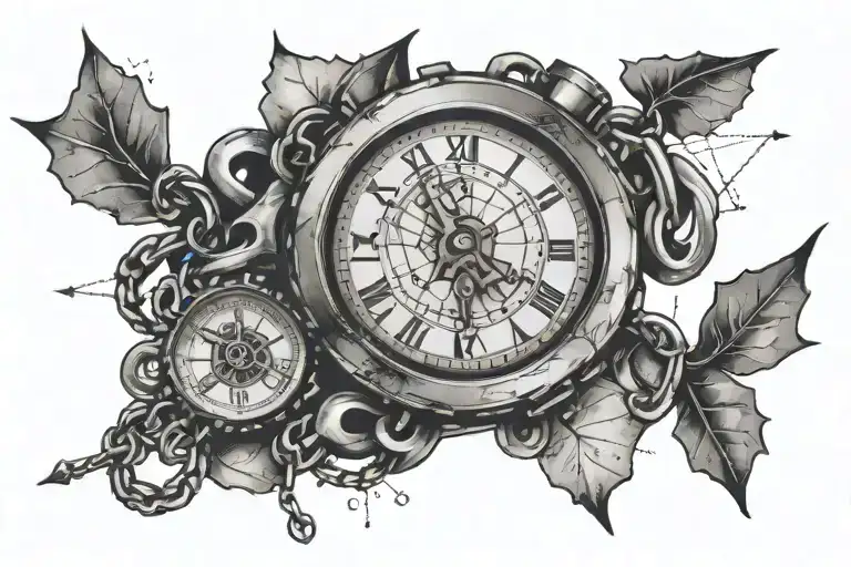 Chain Watch And Map Outline