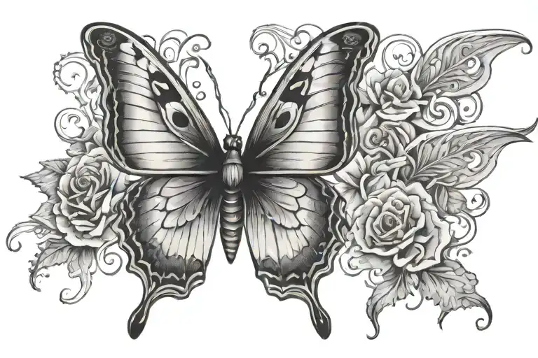 Butterfly With 444 Above