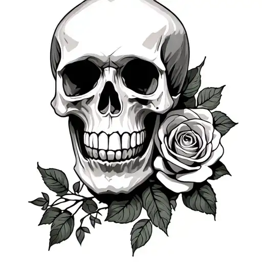 Skull And Roses
