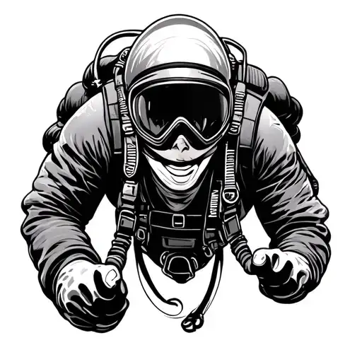 Skydiving And Deep Sea Diving