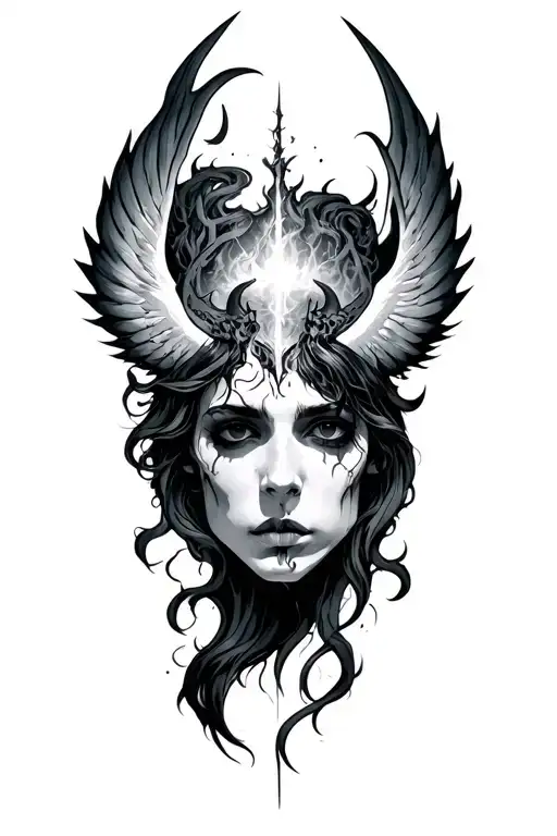 Heaven And Hell Custom With A Black