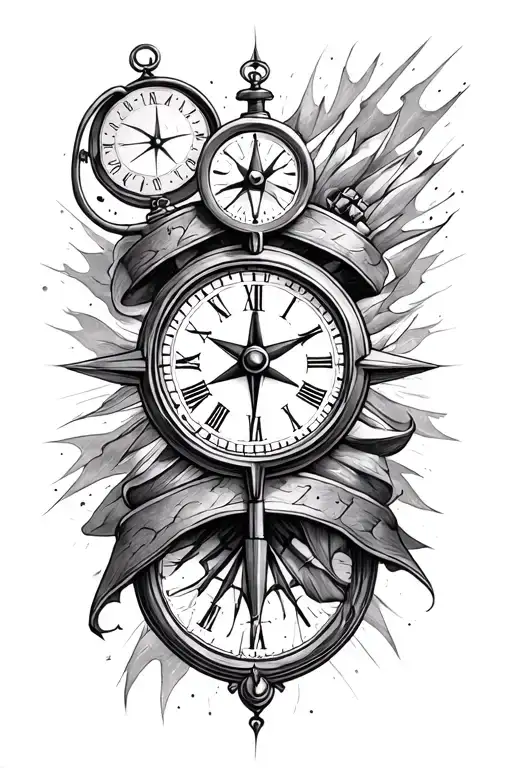 Clock And Compass