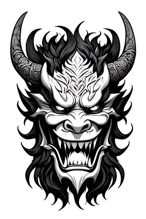 Oni Demon Mask
