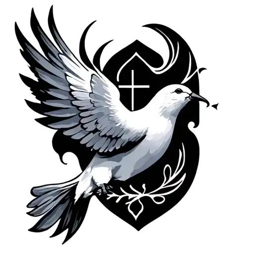 Cross And Dove
