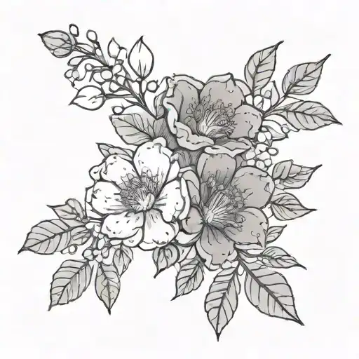 Hibbertia Flower Bouquet