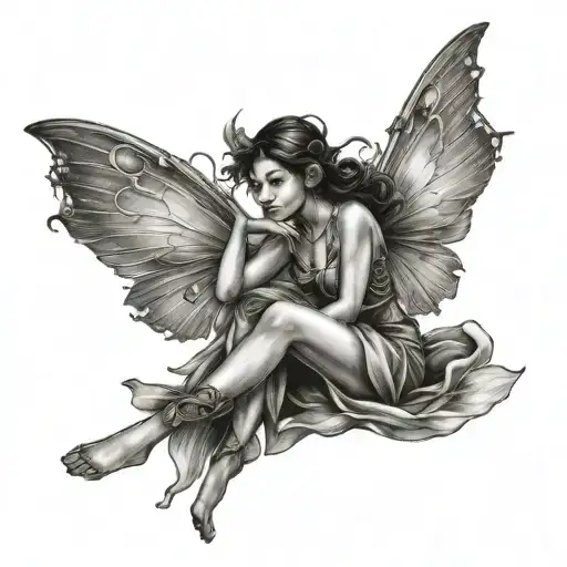 Fairy Flying In A Saroo