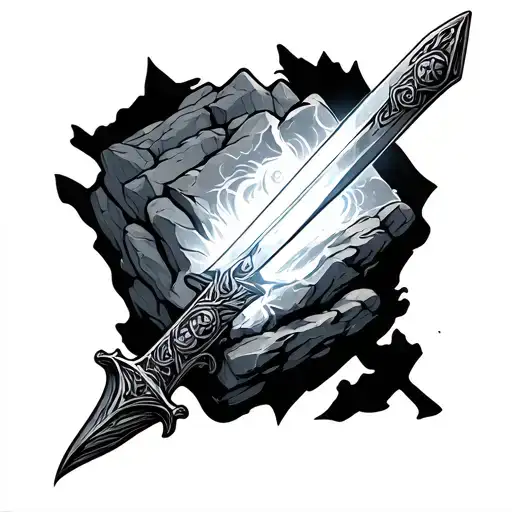 Sword Pulling From Stone