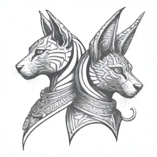 Bastet And Anubis God