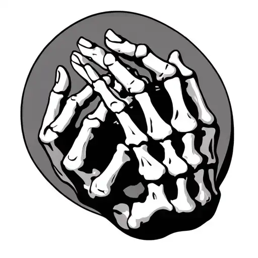 Skeleton Hands Praying