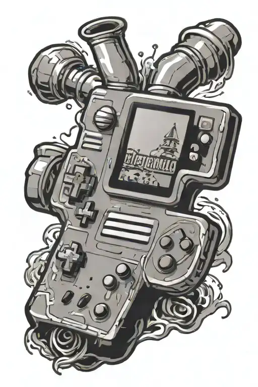 Bong Shaped Like The Nintendo