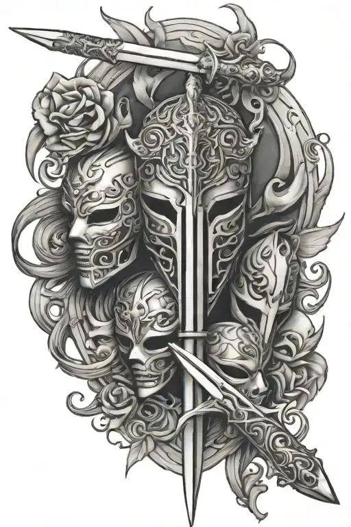 Sword And Masks