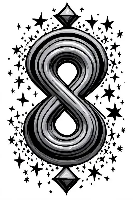 Oxytocin Chemical Symbol Surrounded By Small Stars