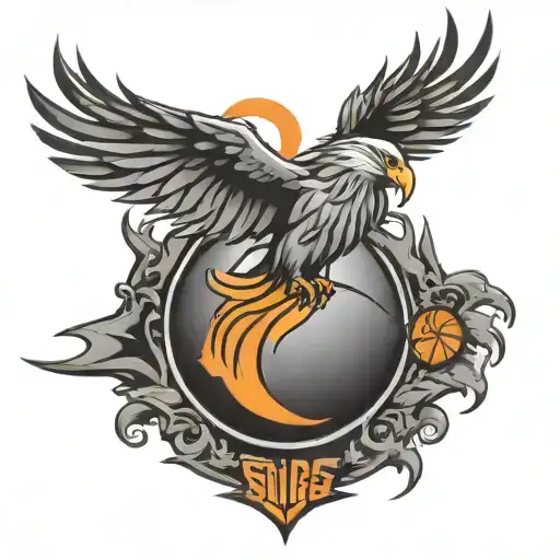 Phoenix Suns Logo Incorporated Within Arsizona Flag