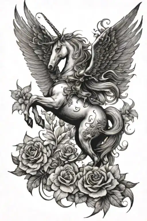 Unicorn And Fairies & War