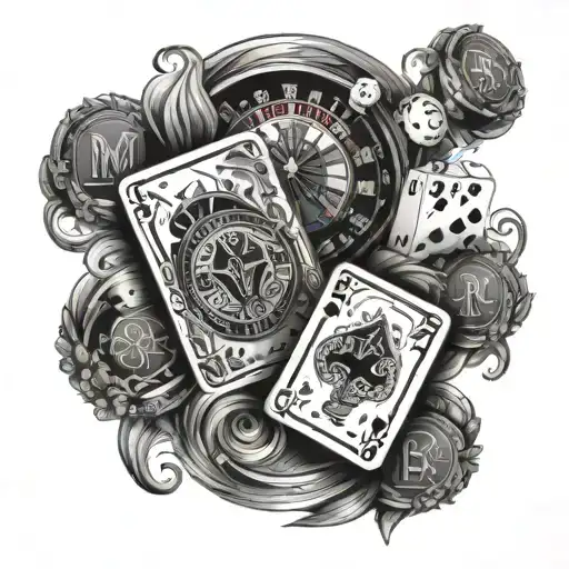 Gambling Themed Sleeve