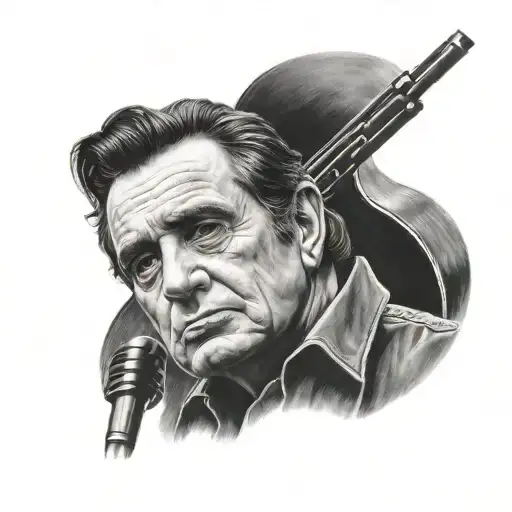 Johnny Cash Portrait