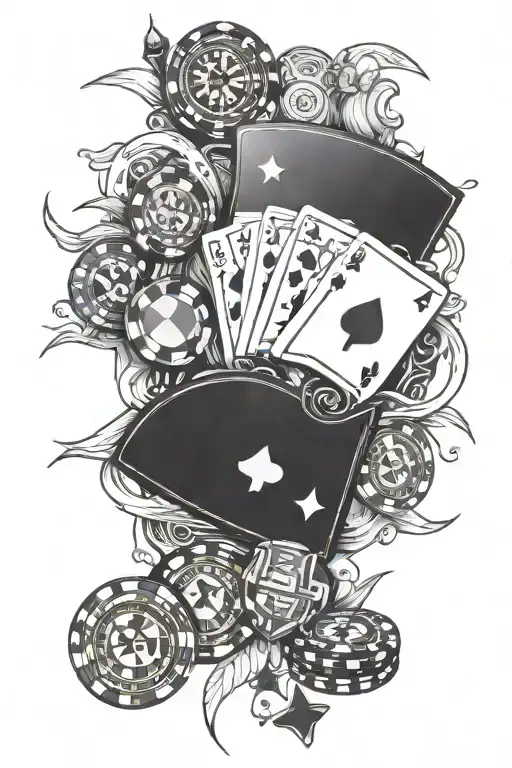 Gambling Themed Sleeve