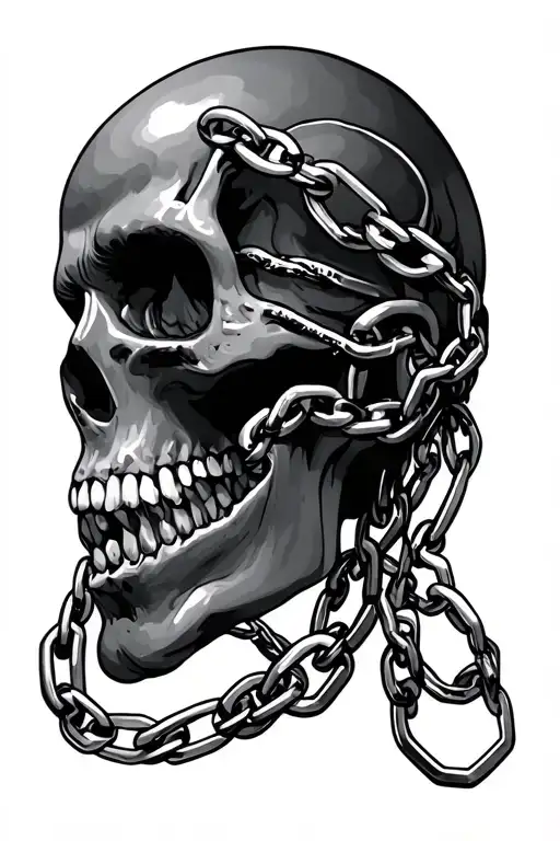Hear And Chain Wrapped