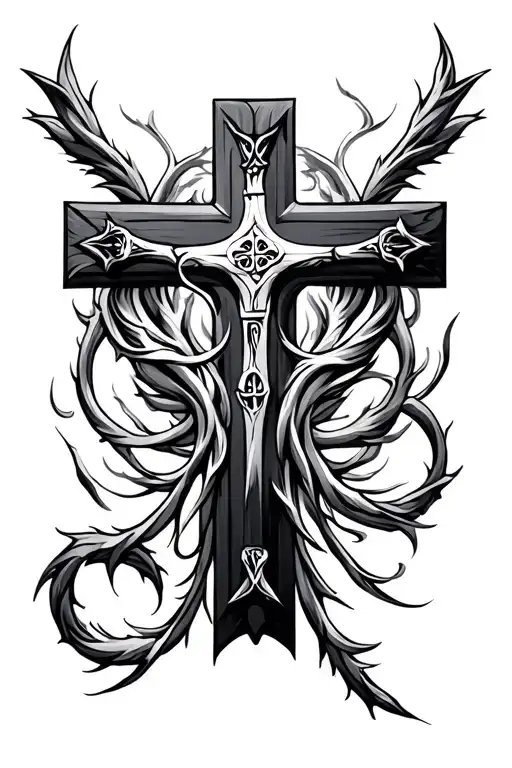 Religious Cross By Itself