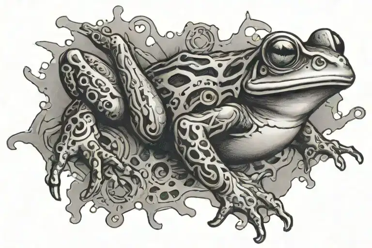 Frog In Gear Jump Pose