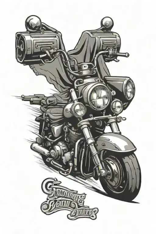 Portuguese Guns Motorcycle Speeding