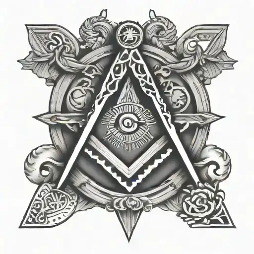 Freemason Symbol Surrounded