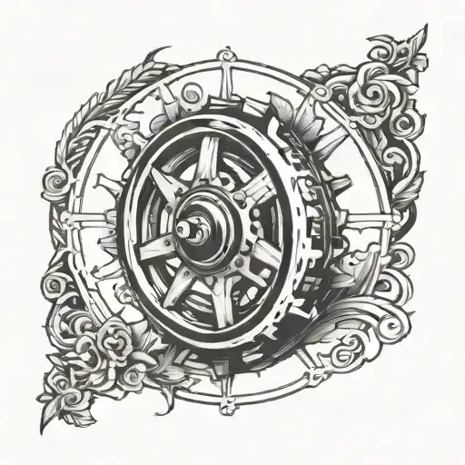 Roullete Wheel With Family Reference Hidden In The Background